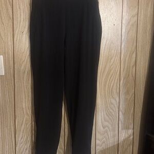 Athleta Black Pull-On Tapered Leggings